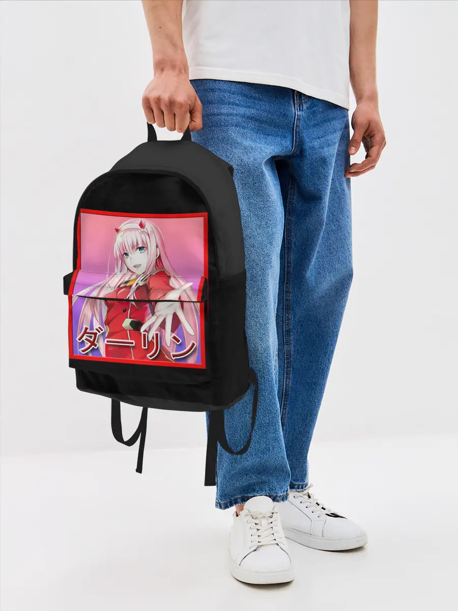 Рюкзак джинсовый / Zero Two give me hand