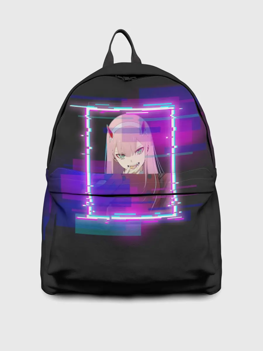 Рюкзак джинсовый / Ноль Два. Неоновая Рамка