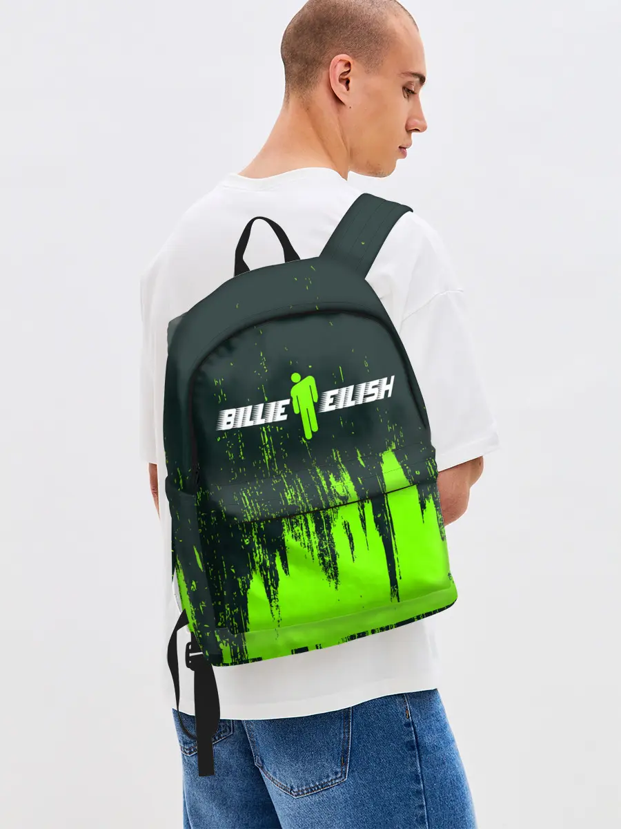 Рюкзак джинсовый / BILLIE EILISH / БИЛЛИ АЙЛИШ