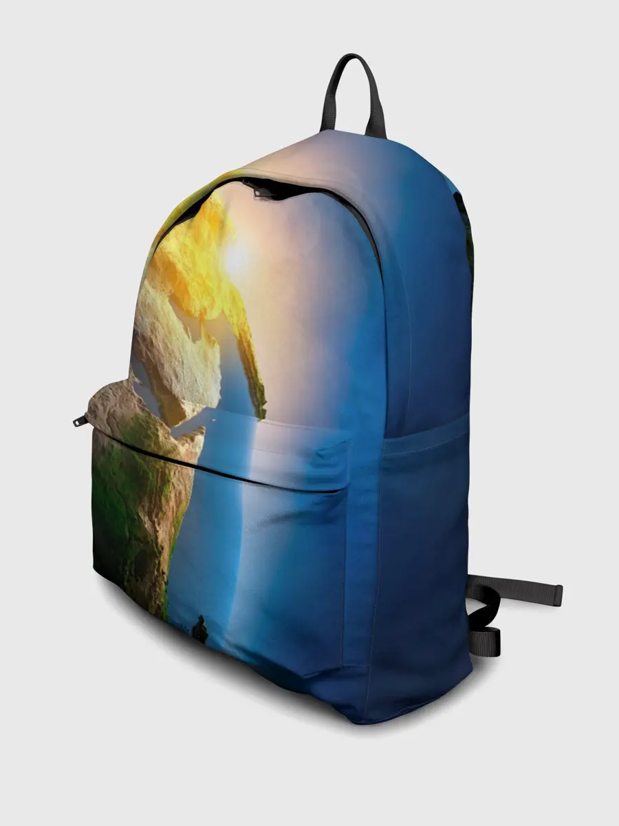 Рюкзак джинсовый / Планета Земля