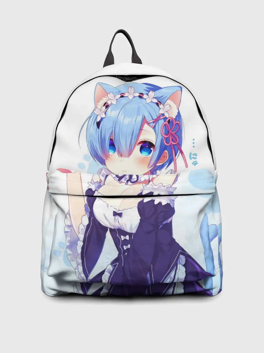 Рюкзак джинсовый / Re:Zero, Рем