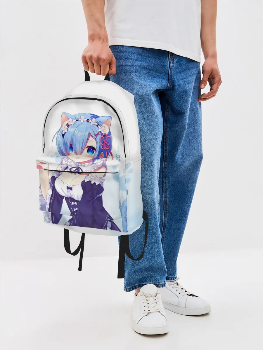 Рюкзак джинсовый / Re:Zero, Рем