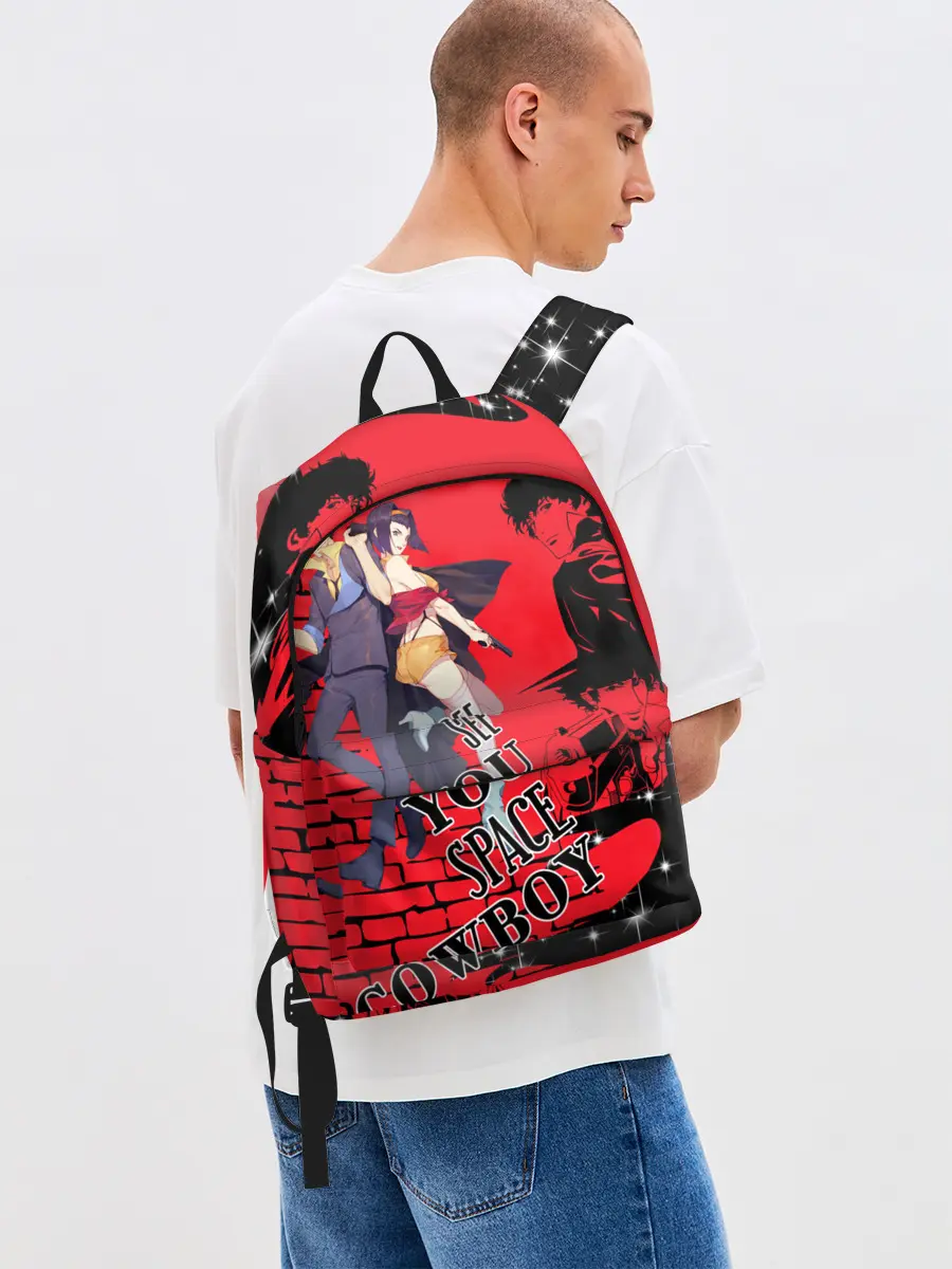 Рюкзак джинсовый / Cowboy Bebop art