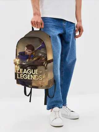 Рюкзак джинсовый / League of legends Гарен