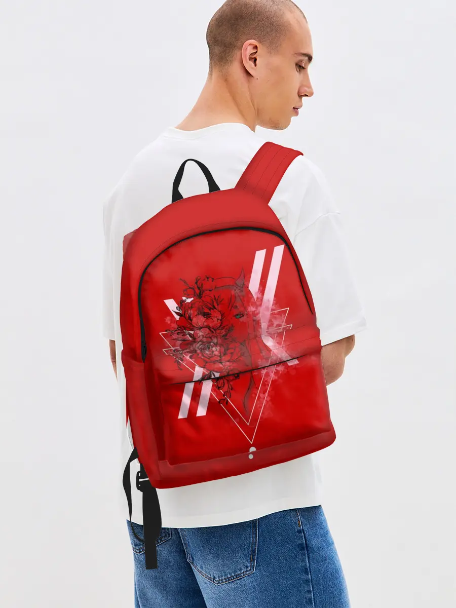 Рюкзак джинсовый / Darling in the Franxx Настроение цвета роз