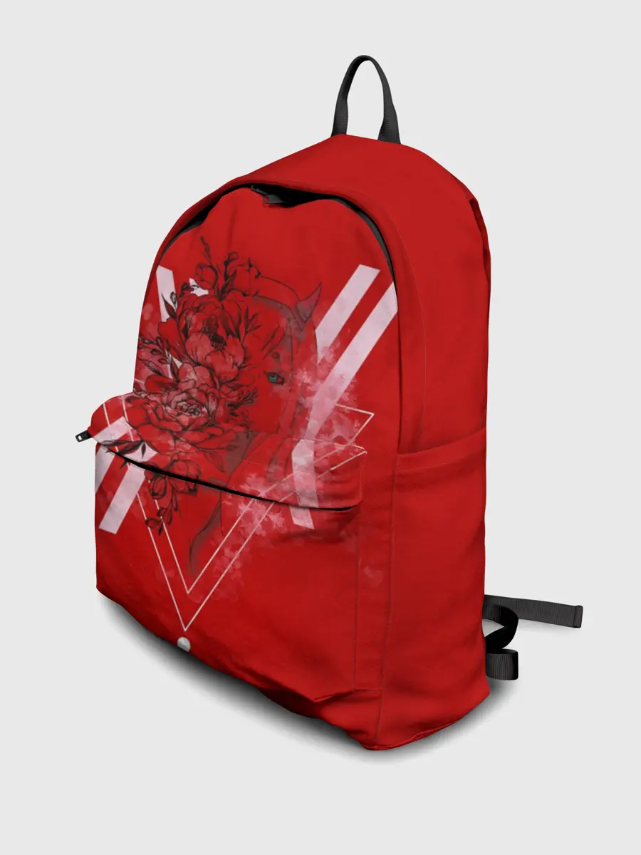 Рюкзак джинсовый / Darling in the Franxx Настроение цвета роз