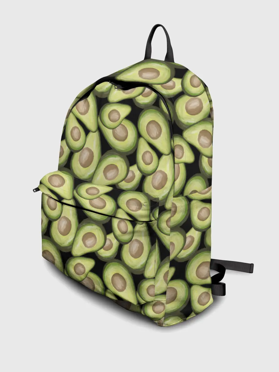 Рюкзак джинсовый / Авокадо