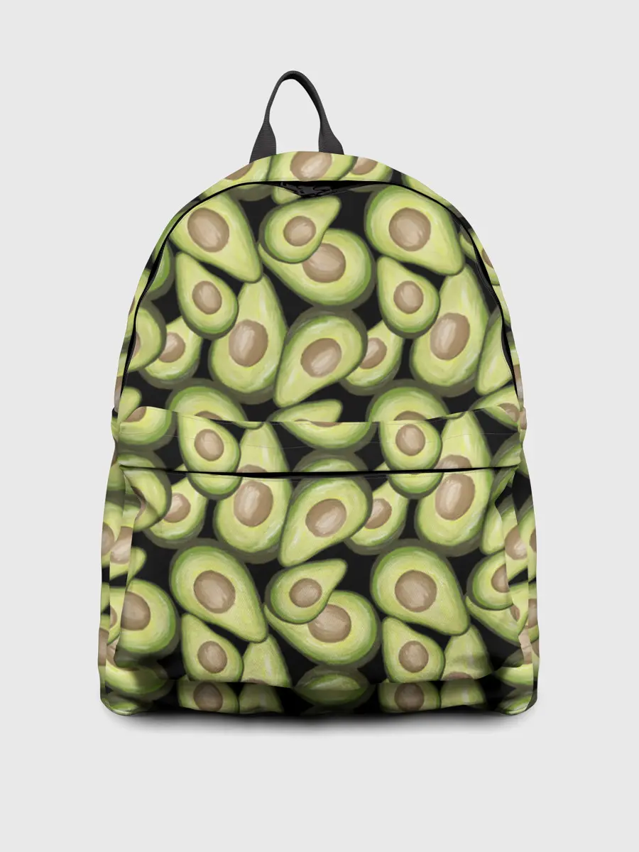 Рюкзак джинсовый / Авокадо