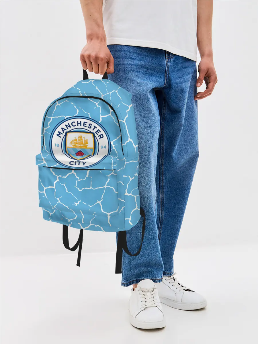 Рюкзак джинсовый / MANCHESTER CITY.