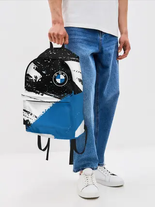 Рюкзак джинсовый / BMW / БМВ