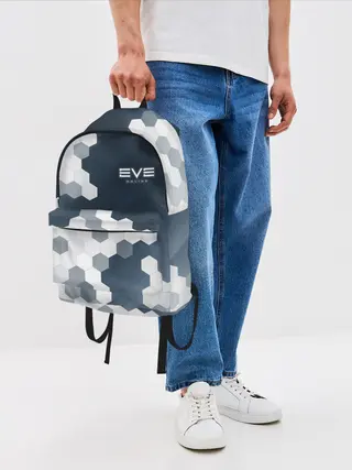 Рюкзак джинсовый / EVE ONLINE / ИВ ОНЛАЙН