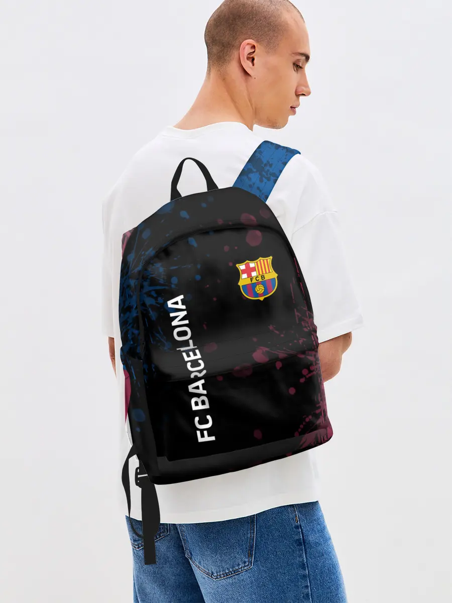 Рюкзак джинсовый / FC BARCELONA.