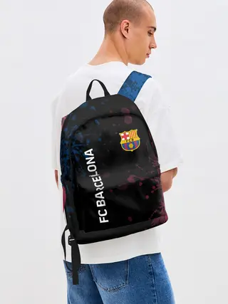 Рюкзак джинсовый / FC BARCELONA.