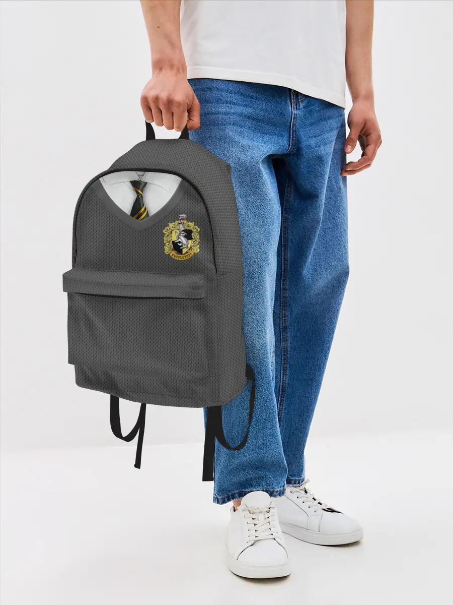 Рюкзак джинсовый / Форма Пуффендуя