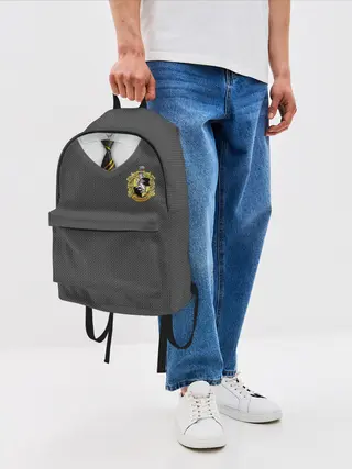 Рюкзак джинсовый / Форма Пуффендуя