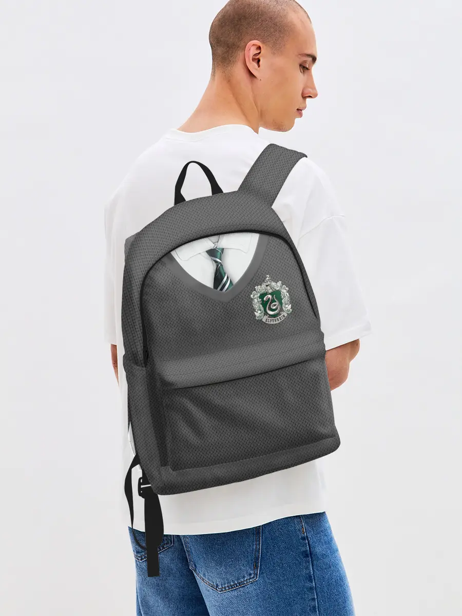 Рюкзак джинсовый / Форма Слизерина