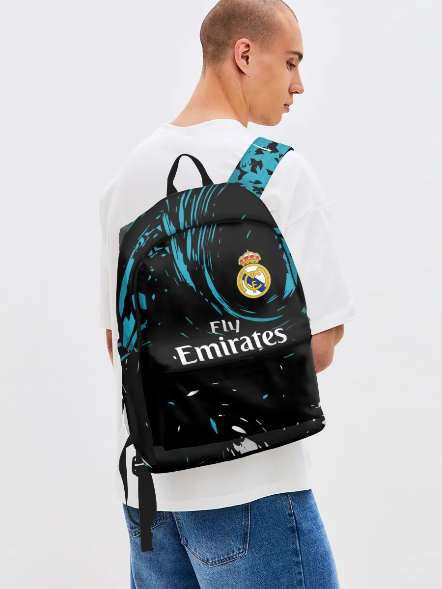 Рюкзак джинсовый / REAL MADRID.