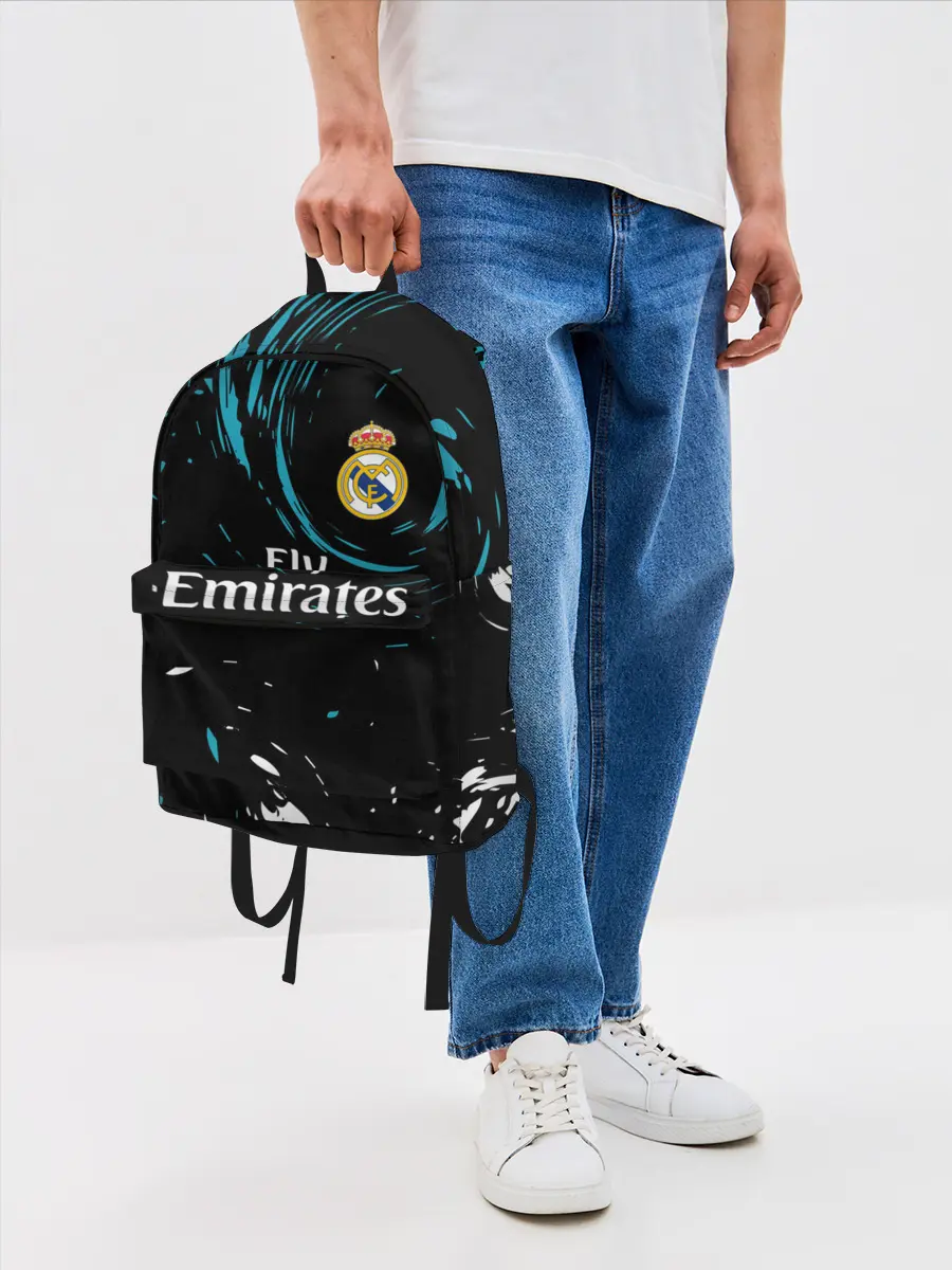 Рюкзак джинсовый / REAL MADRID.