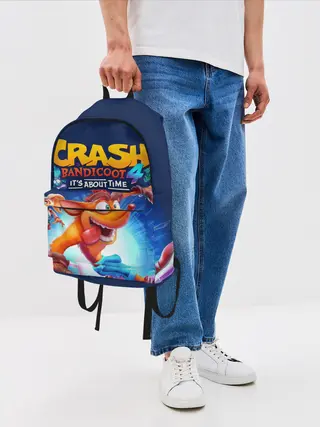 Рюкзак джинсовый / Crash Bandicoot