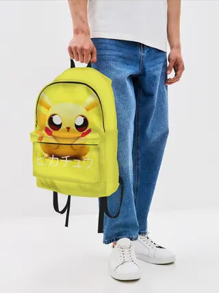 Рюкзак джинсовый / Pikachu Pika Pika