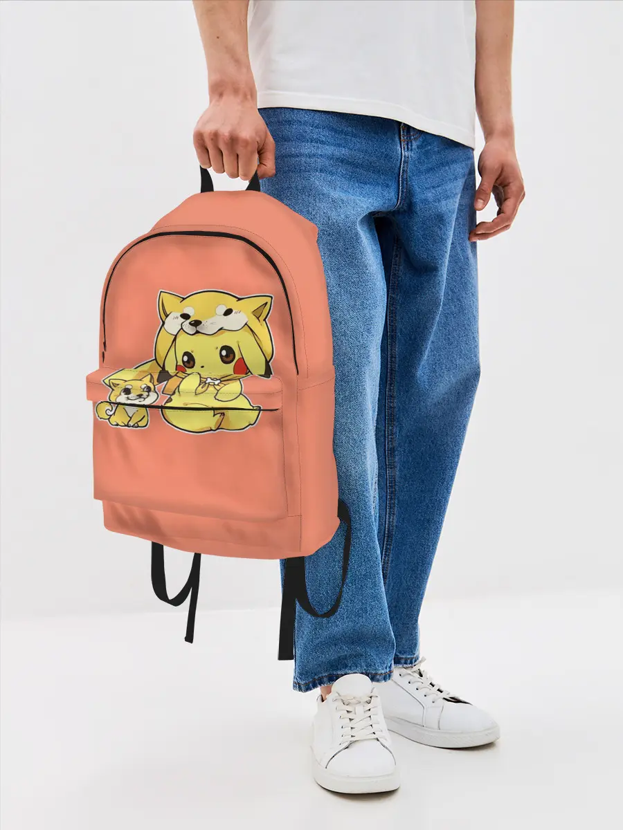 Рюкзак джинсовый / Pikachu Pika Pika