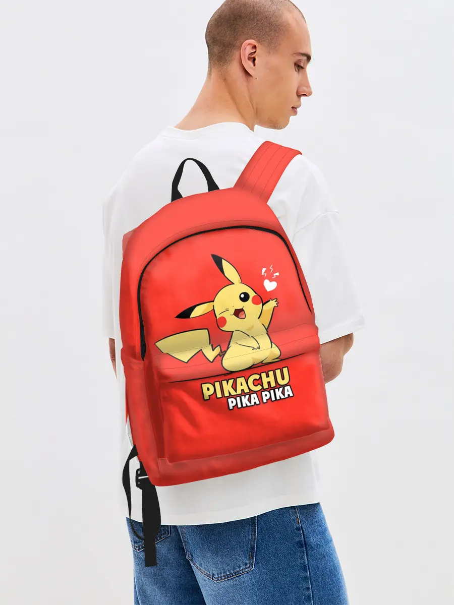 Рюкзак джинсовый / Pikachu Pika Pika