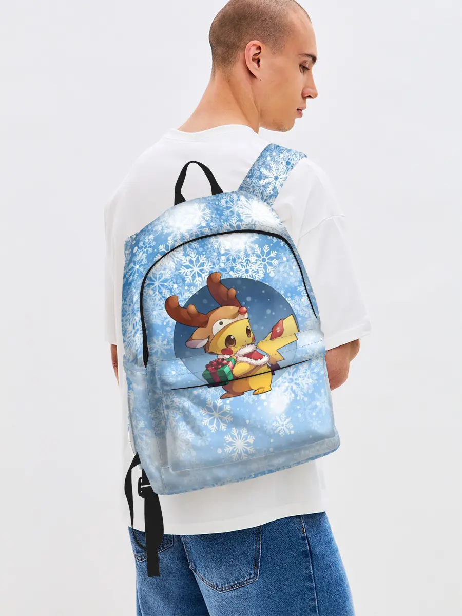 Рюкзак джинсовый / Pikachu Pika Pika