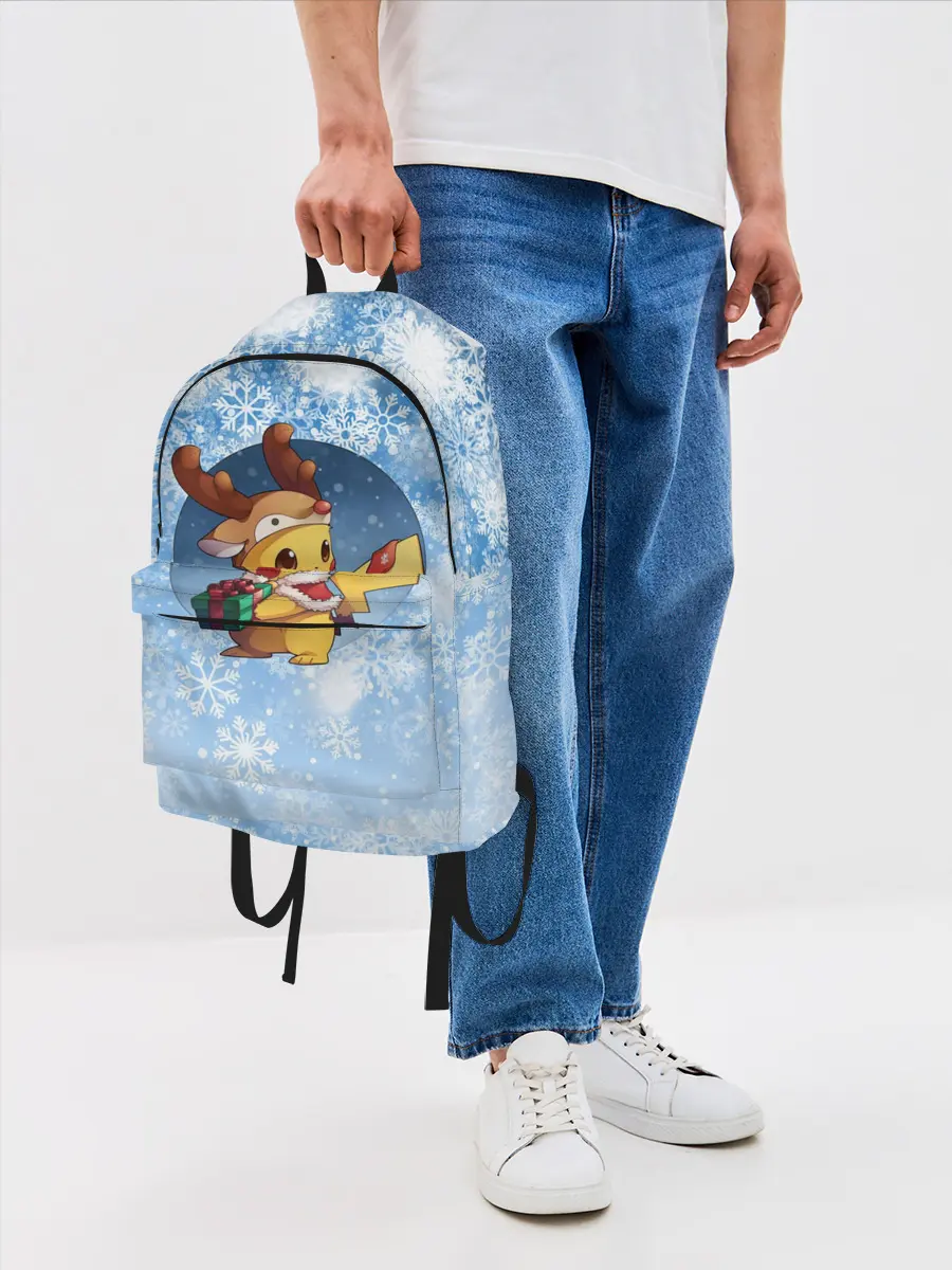 Рюкзак джинсовый / Pikachu Pika Pika