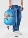Рюкзак джинсовый / Crash Bandicoot