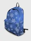 Рюкзак джинсовый / Снежинки.