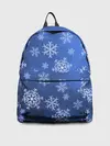 Рюкзак джинсовый / Снежинки.