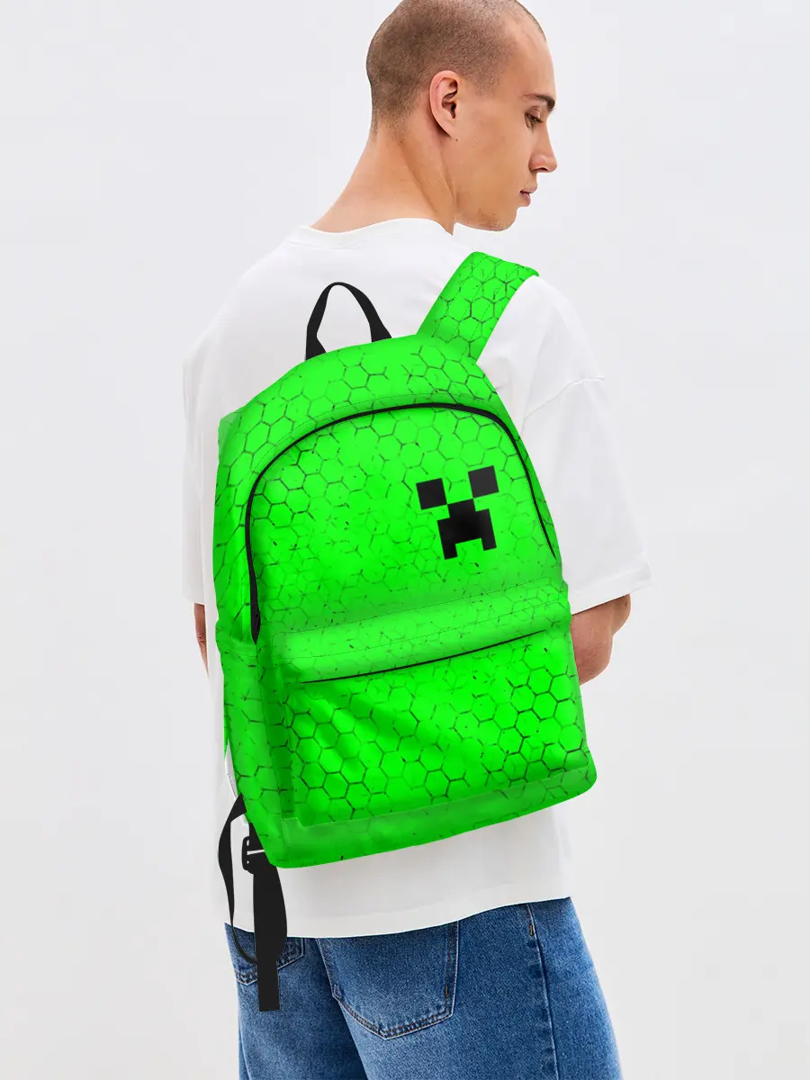 Рюкзак джинсовый / MINECRAFT / МАЙНКРАФТ