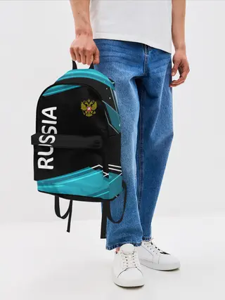 Рюкзак джинсовый / RUSSIA.