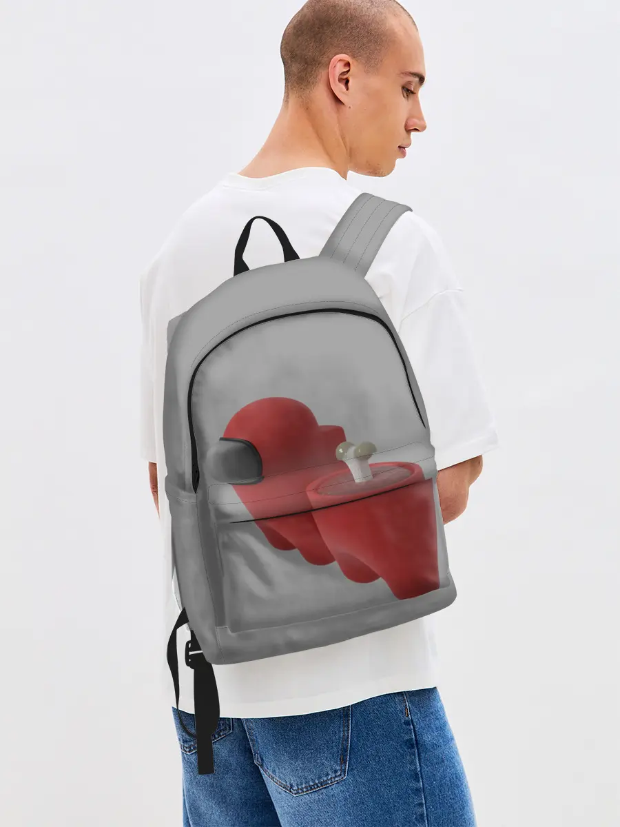 Рюкзак джинсовый / Among Us - Human