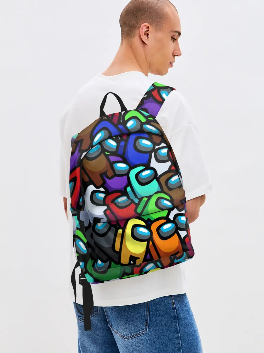 Рюкзак джинсовый / Among us