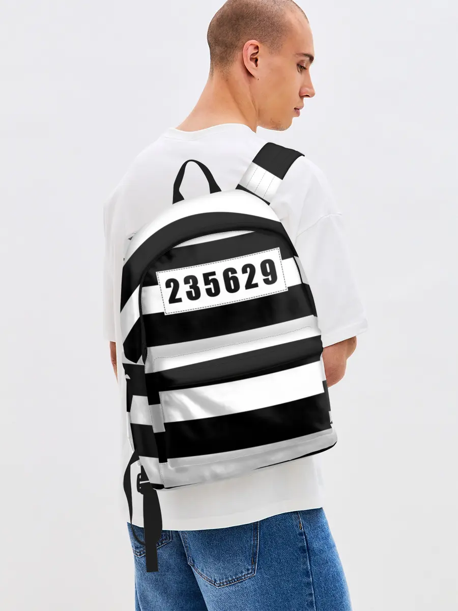 Рюкзак джинсовый / Костюм заключенного