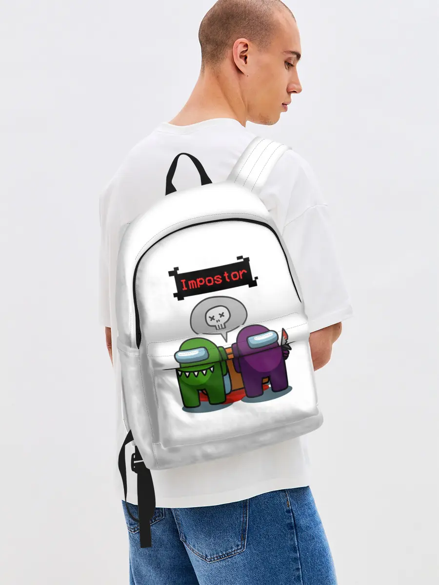 Рюкзак джинсовый / Among Us