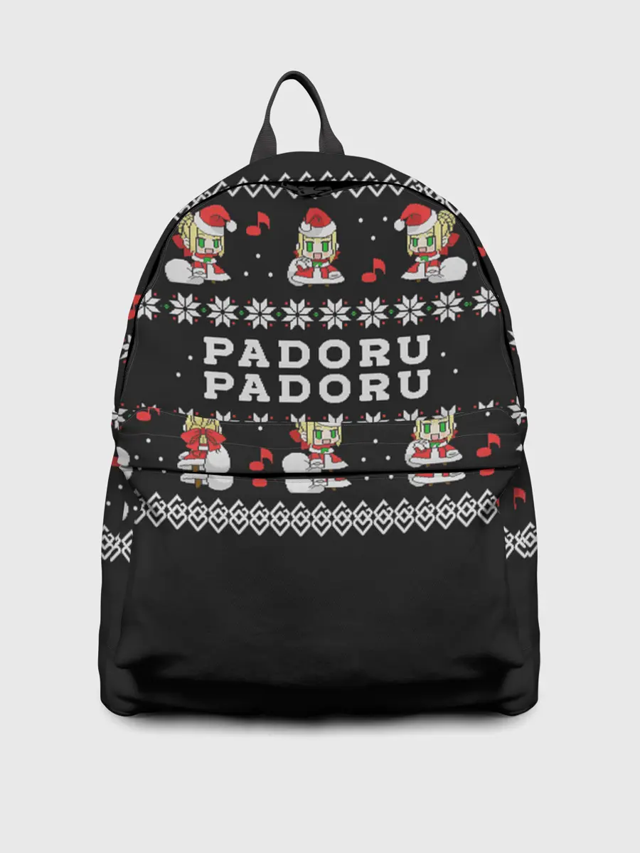 Рюкзак джинсовый / merry christmas padoru