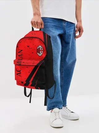 Рюкзак джинсовый / AC MILAN / МИЛАН