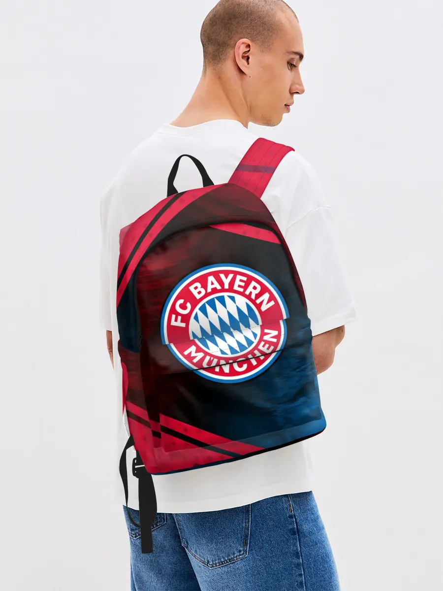 Рюкзак джинсовый / FC BAYERN / БАВАРИЯ