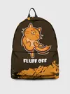 Рюкзак джинсовый / КОТ - FLUFF OFF / Отвали