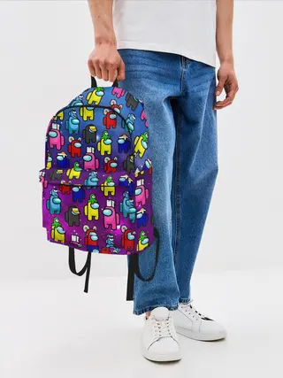 Рюкзак джинсовый / AMONG US