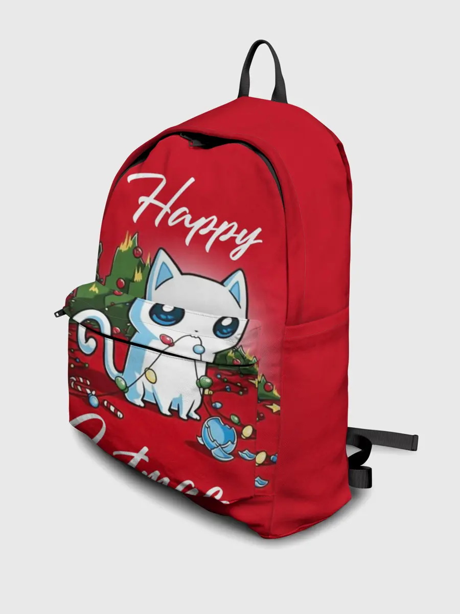 Рюкзак джинсовый / Happy Catmas