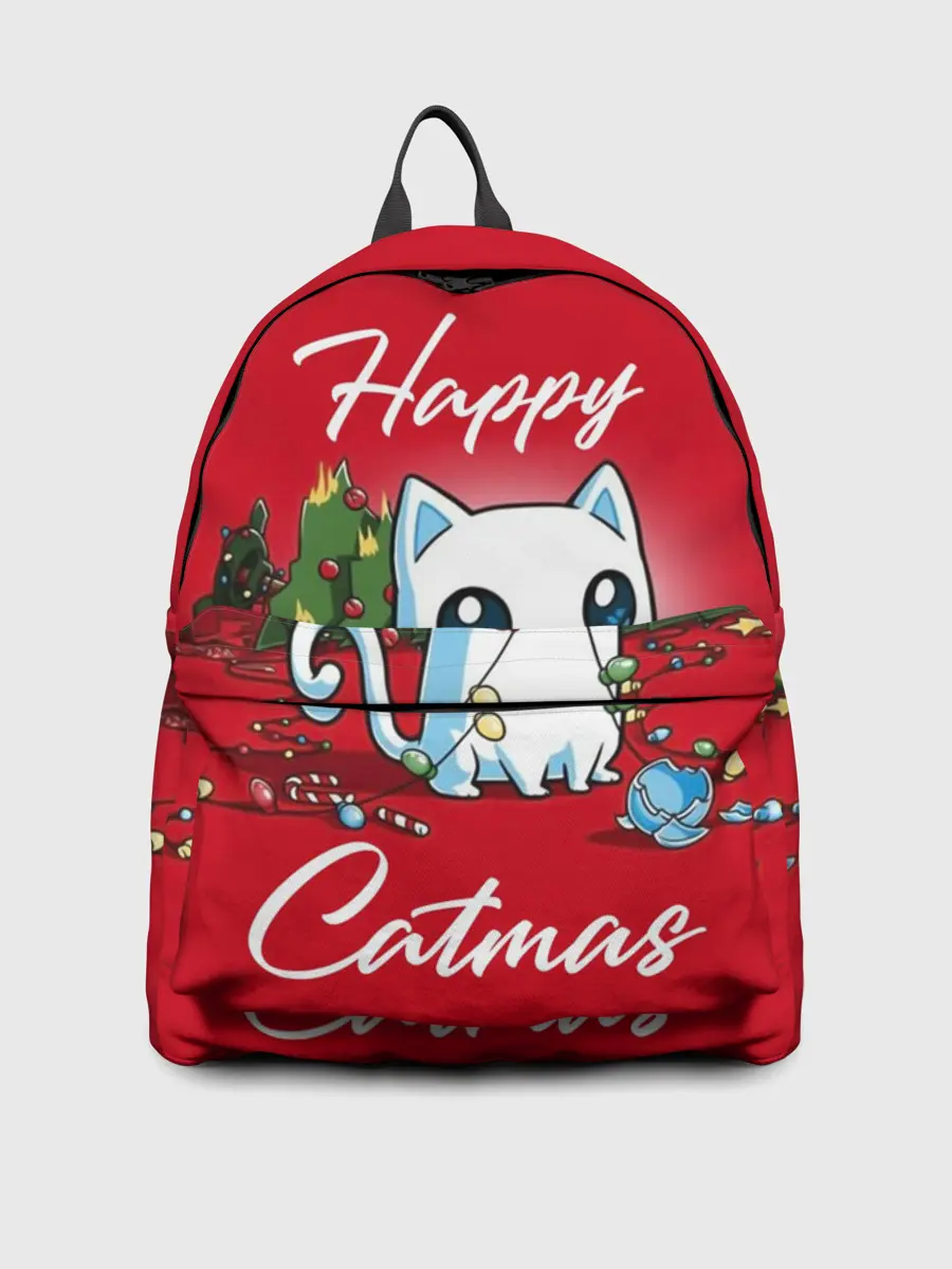 Рюкзак джинсовый / Happy Catmas