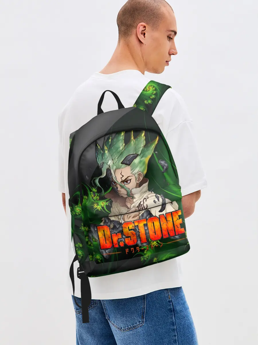 Рюкзак джинсовый / Доктор Стоун | Сэнку
