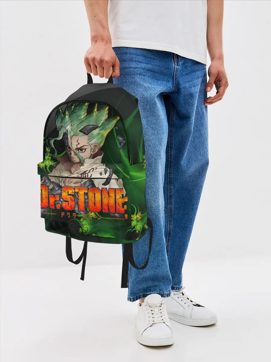 Рюкзак джинсовый / Доктор Стоун | Сэнку