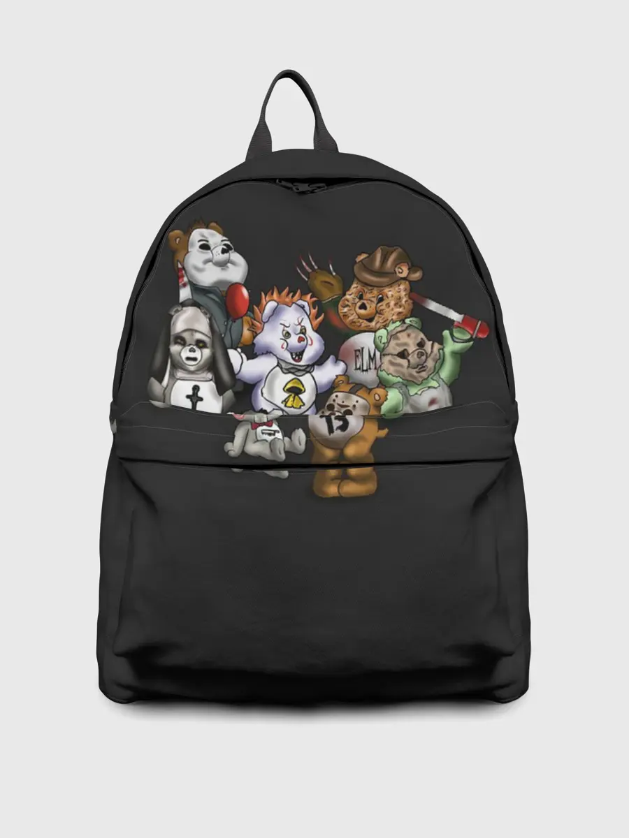 Рюкзак джинсовый / Страшные Мишки