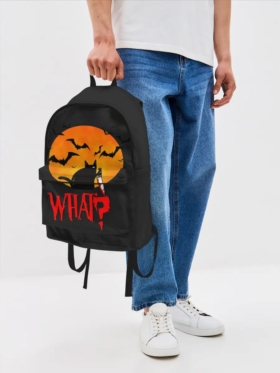 Рюкзак джинсовый / What Cat