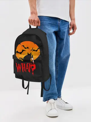 Рюкзак джинсовый / What Cat