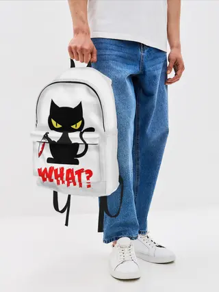 Рюкзак джинсовый / What Cat